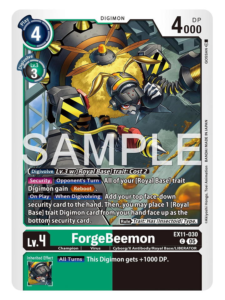 EX11-030 (Limited Foil) ForgeBeemon 1