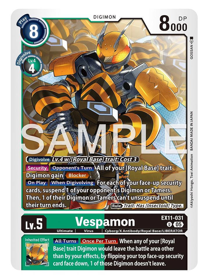 EX11-031 U Vespamon 1