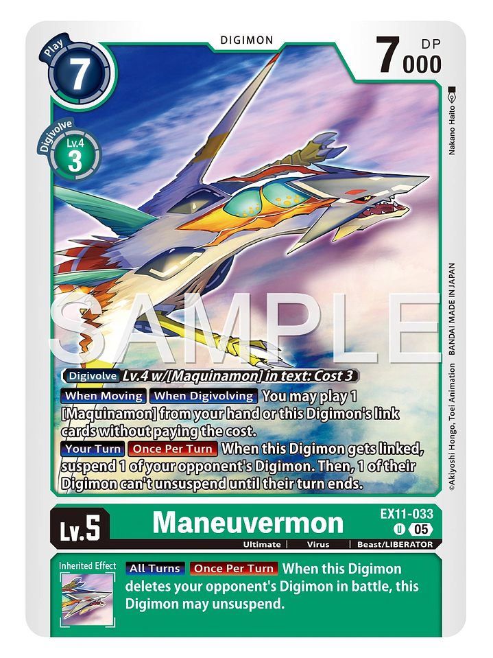 EX11-033 (Limited Foil) Maneuvermon 1