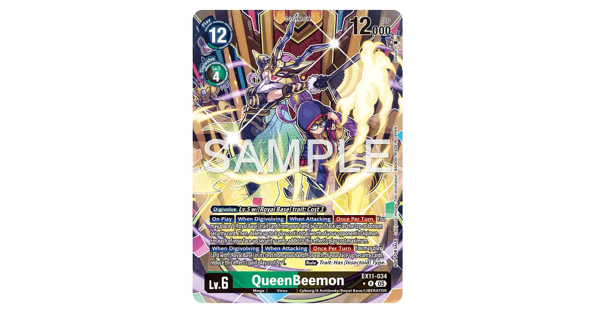 EX11-034 (Alternate Art) QueenBeemon