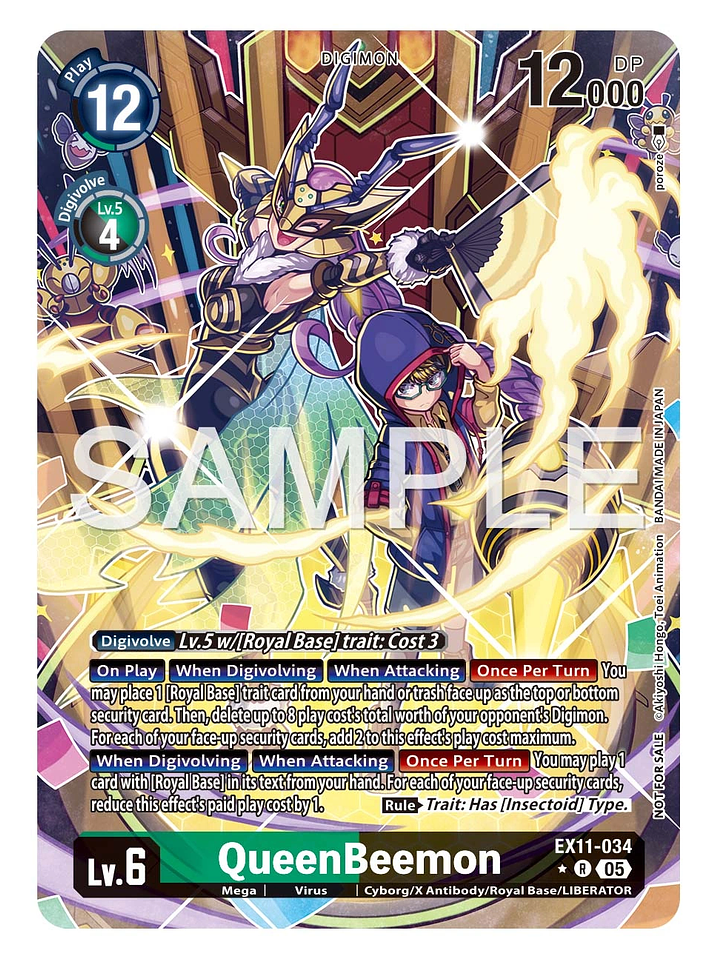 EX11-034 (Alternate Art) QueenBeemon 1