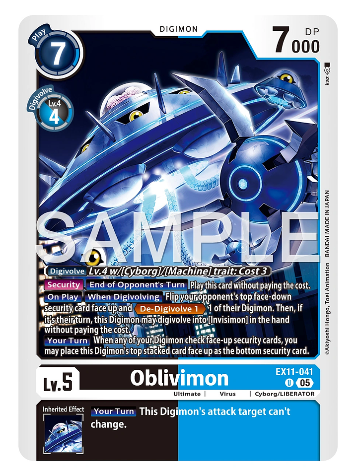 EX11-041 (Limited Foil) Oblivimon 1
