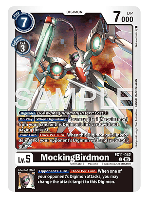 EX11-042 (Limited Foil) MockingBirdmon