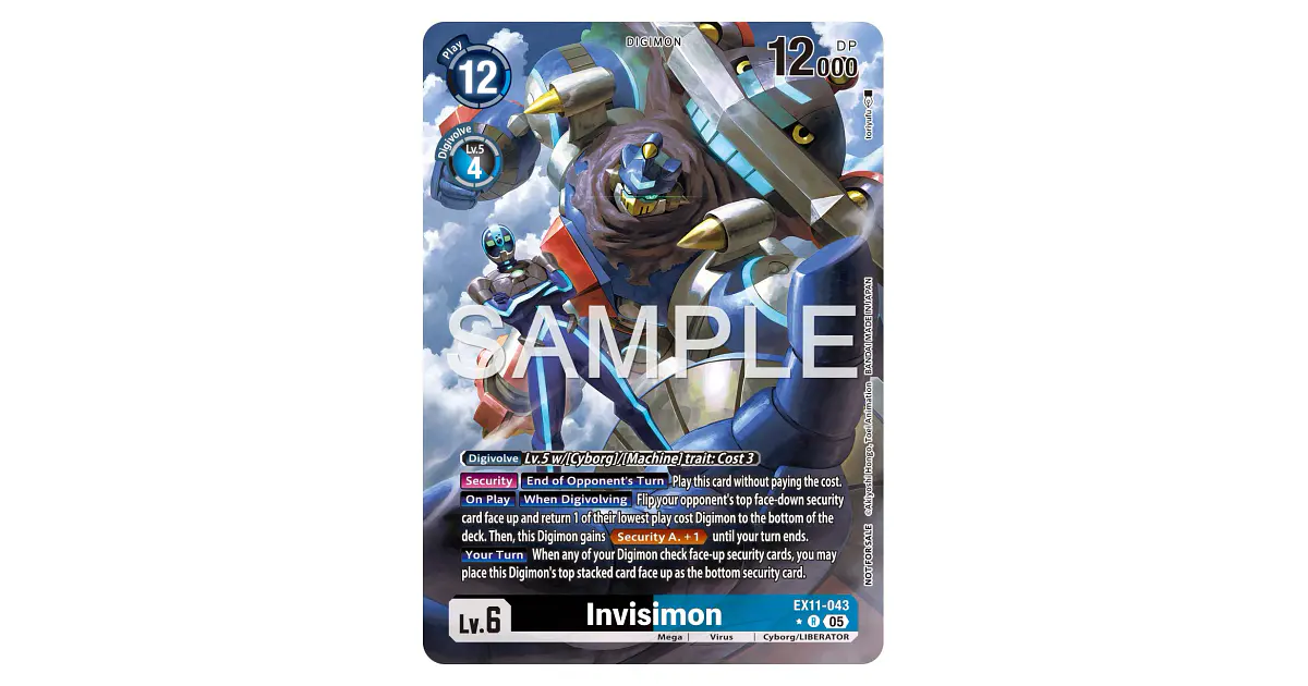 EX11-043 (Alternate Art) Invisimon