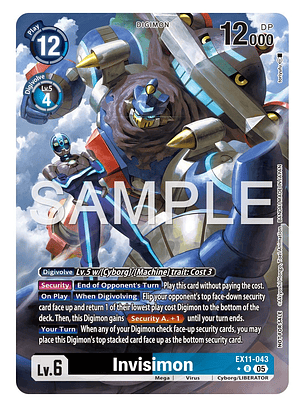EX11-043 (Alternate Art) Invisimon