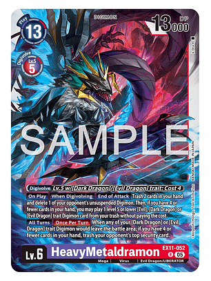 EX11-052 R HeavyMetaldramon