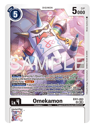 EX11-053 SR Omekamon