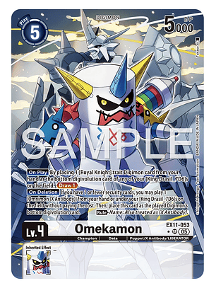 EX11-053 (Alternate Art) Omekamon