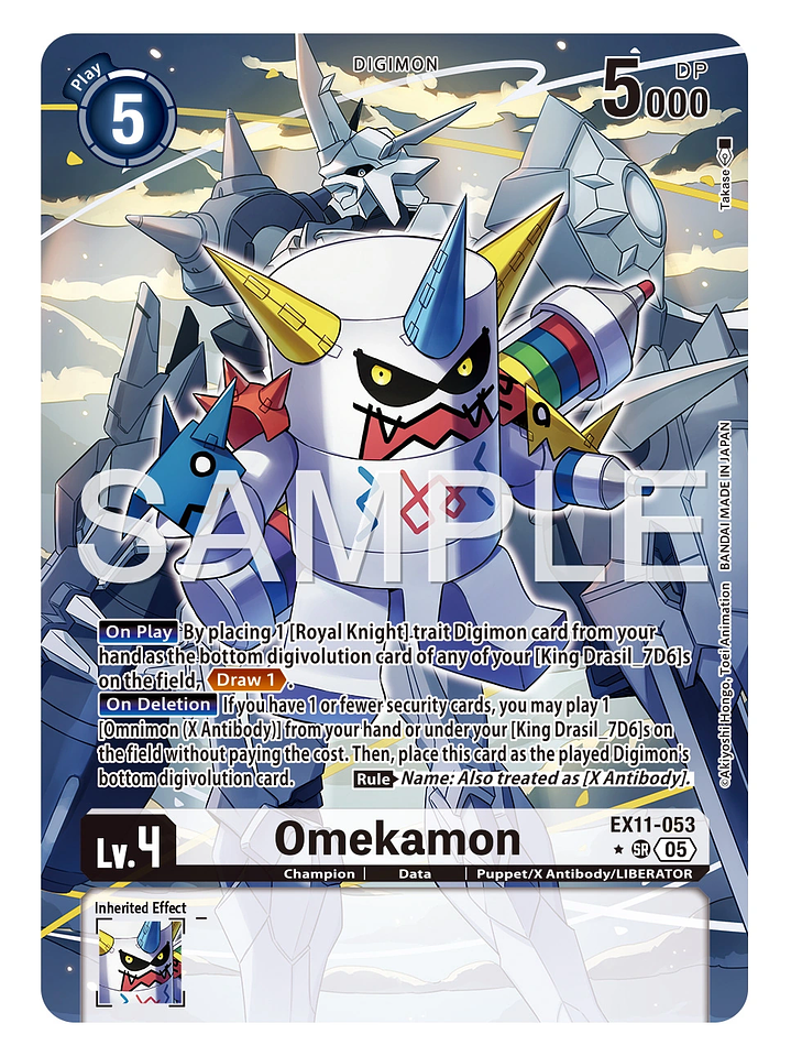 EX11-053 (Alternate Art) Omekamon 1