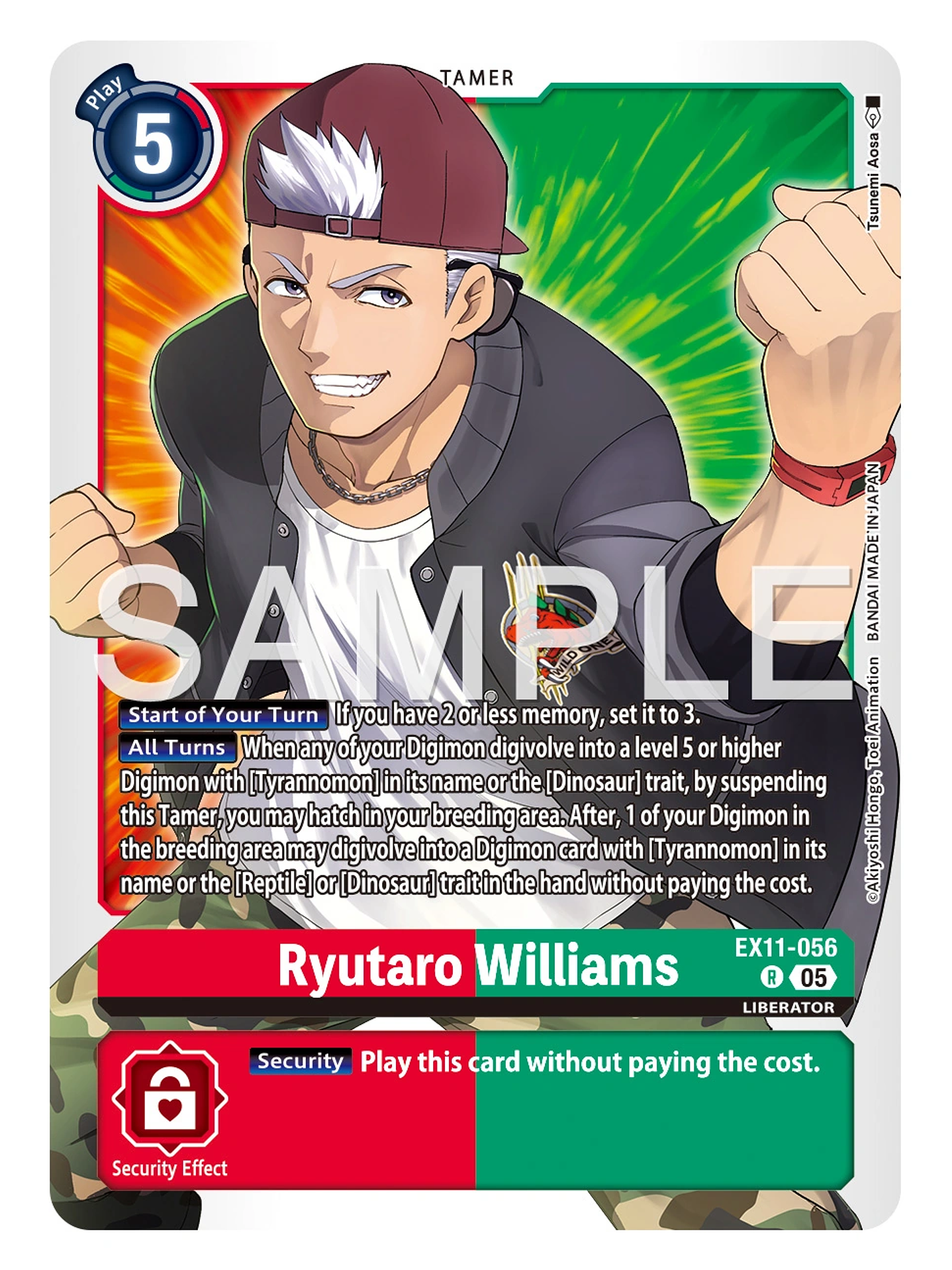 EX11-056 R Ryutaro Williams 1