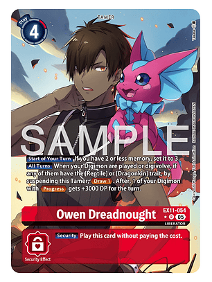 EX11-054 (Alternate Art) Owen Dreadnought