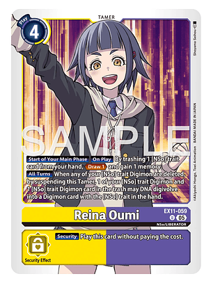 EX11-059 (Limited Foil) Reina Oumi