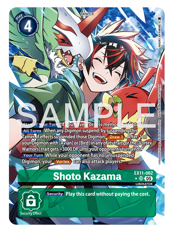 EX11-062 (Alternate Art) Shoto Kazama 1