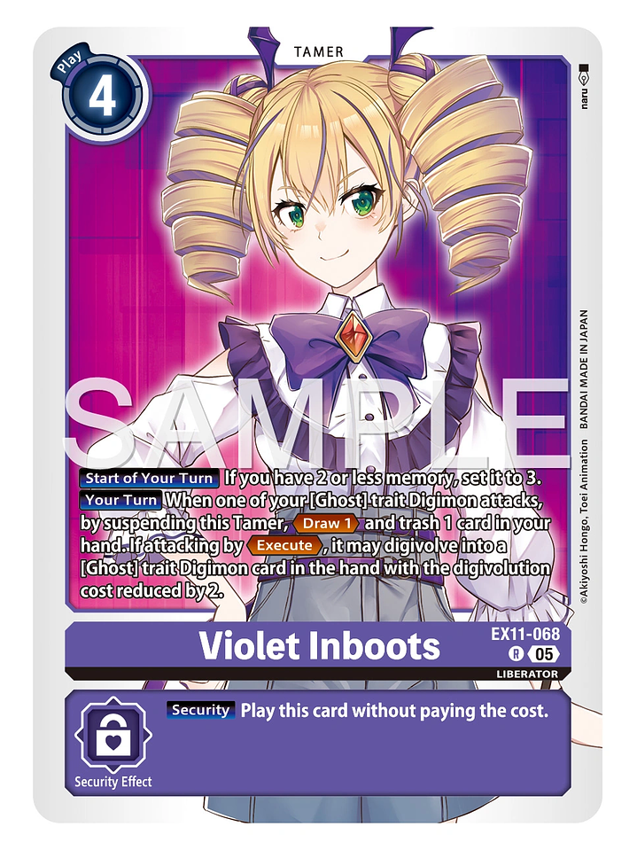 EX11-068 R Violet Inboots 1