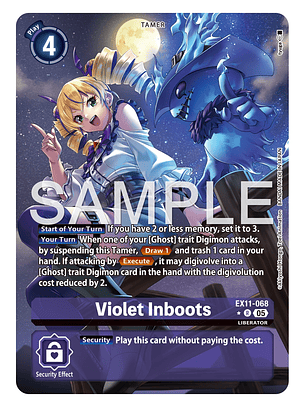 EX11-068 (Alternate Art) Violet Inboots