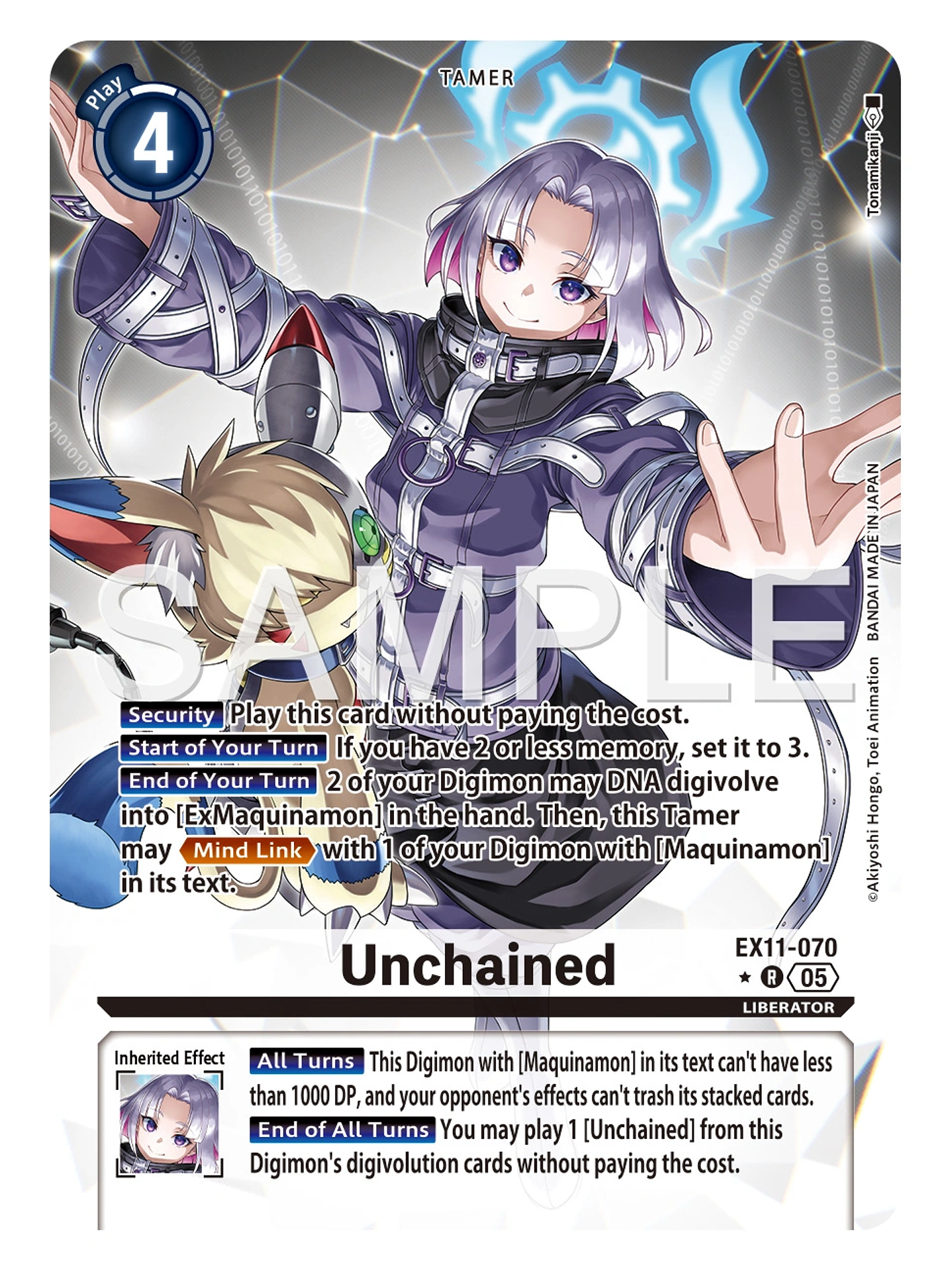 EX11-070 (Alternate Art) Unchained 1