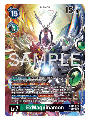 EX11-073 (Alternate Art) ExMaquinamon
