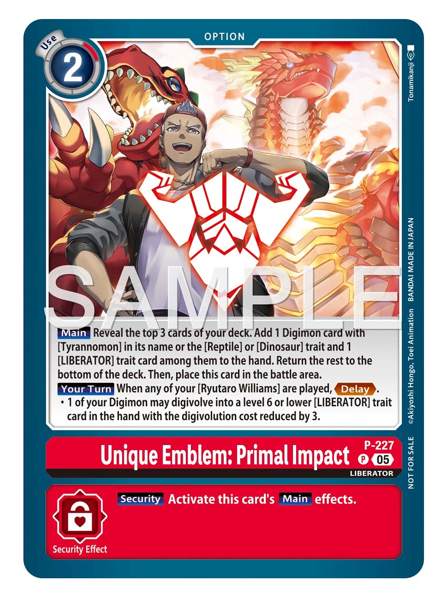 P-227 P Unique Emblem: Primal Impact 1