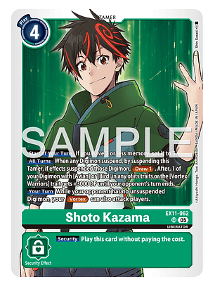 EX11-062 SR Shoto Kazama