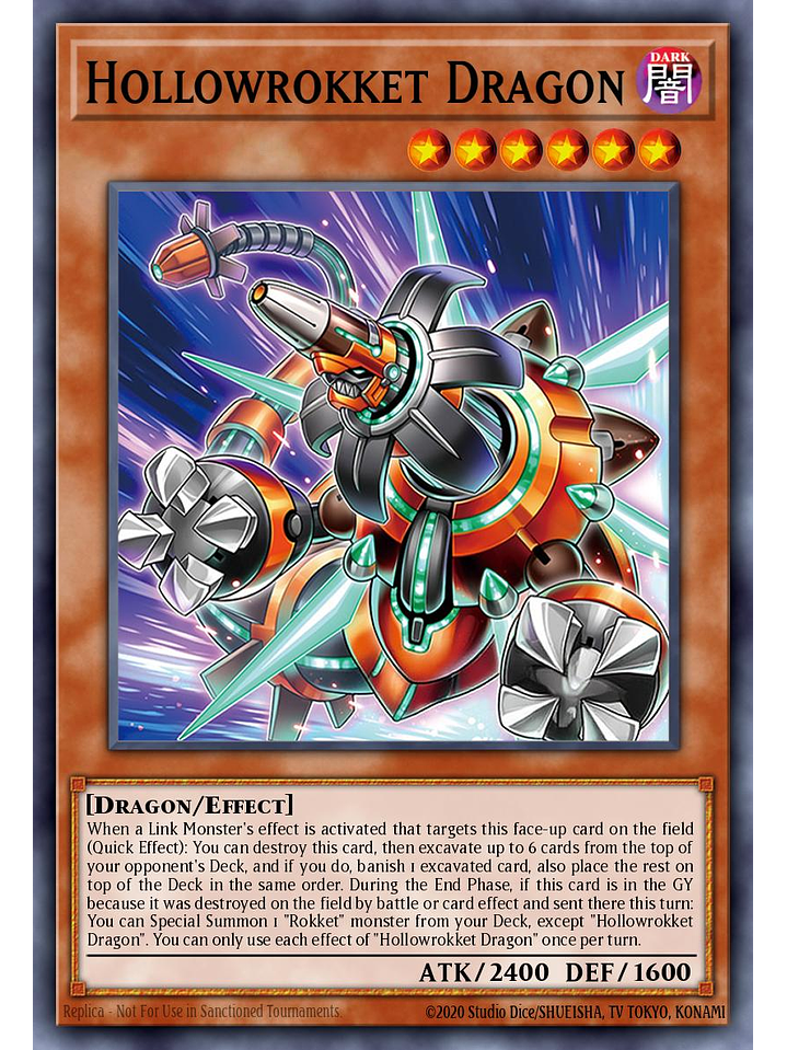 Hollowrokket Dragon - BPRO-EN002 - Common 1st Edition 1