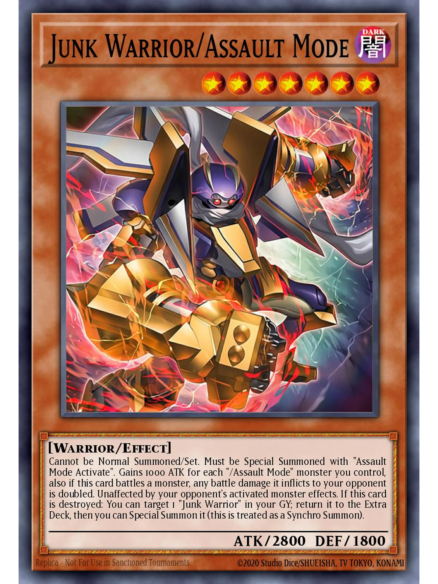 Junk Warrior/Assault Mode - BPRO-EN007 - Super Rare 1st Edition 1