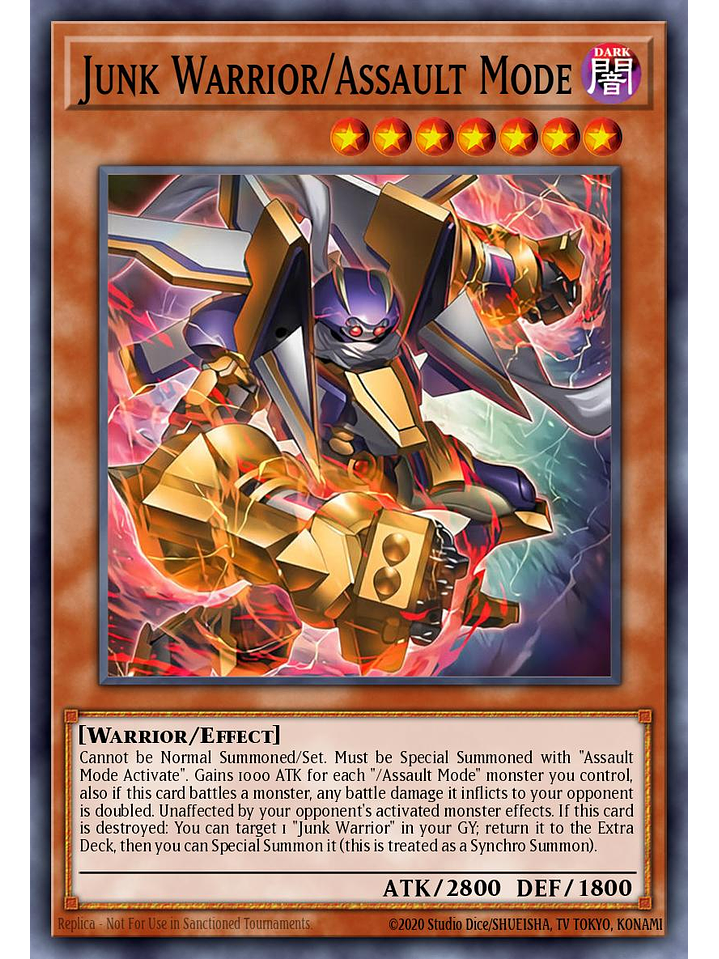 Junk Warrior/Assault Mode - BPRO-EN007 - Super Rare 1st Edition 1