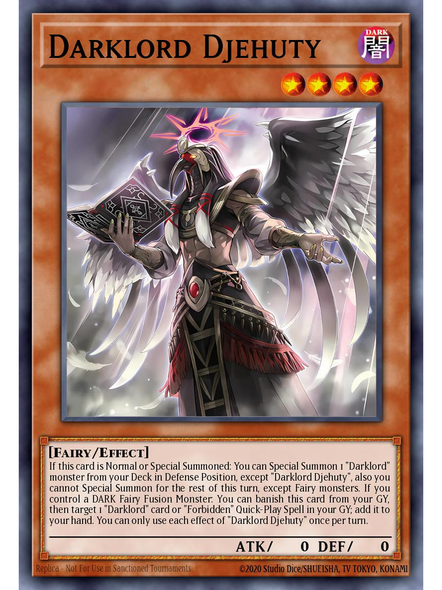 Darklord Djehuty - BPRO-EN019 - Super Rare 1st Edition 1
