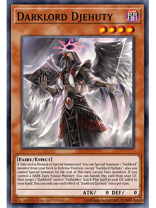 Darklord Djehuty - BPRO-EN019 - Super Rare 1st Edition