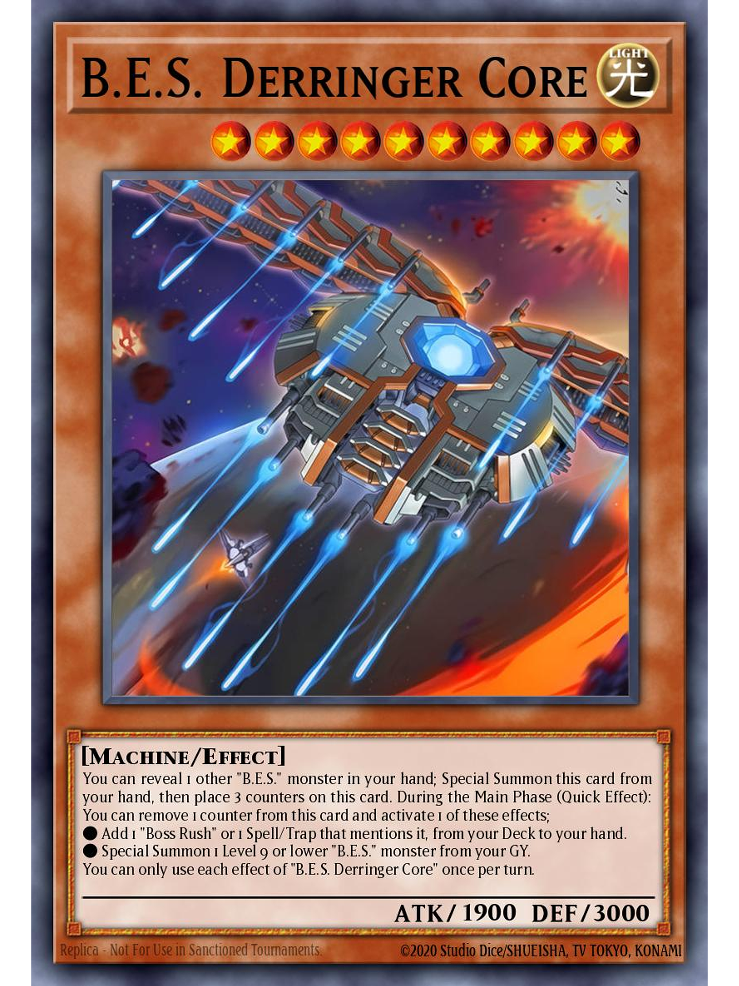 B.E.S. Derringer Core - BPRO-EN021 - Super Rare 1st Edition 1