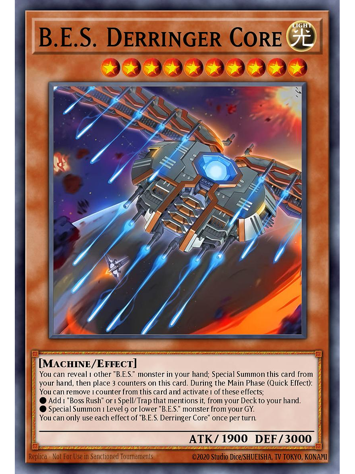 B.E.S. Derringer Core - BPRO-EN021 - Super Rare 1st Edition 1