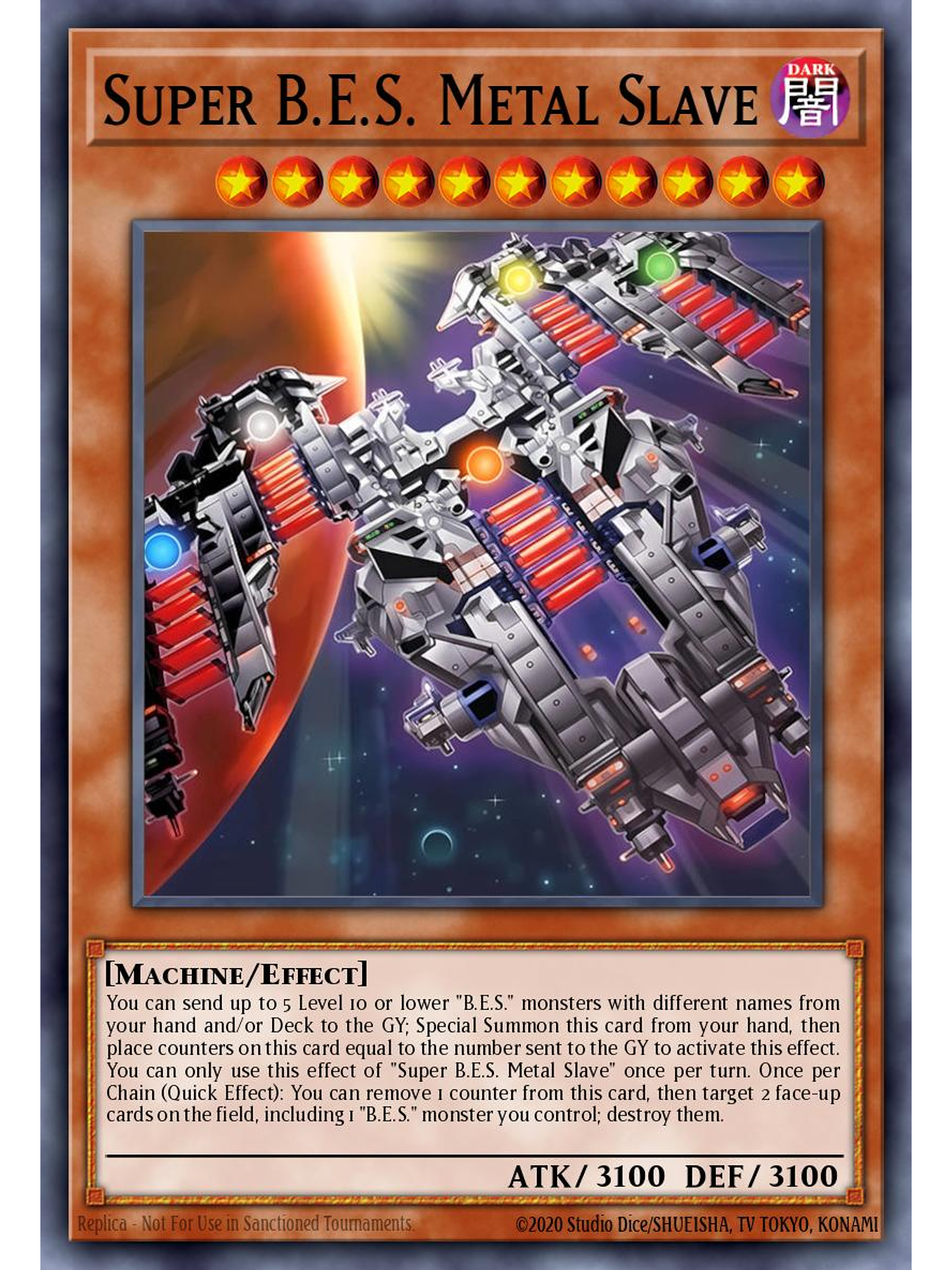 Super B.E.S. Metal Slave - BPRO-EN022 - Super Rare 1st Edition 1