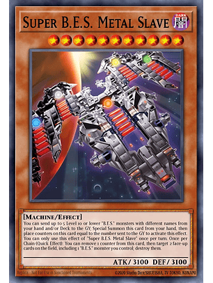Super B.E.S. Metal Slave - BPRO-EN022 - Super Rare 1st Edition
