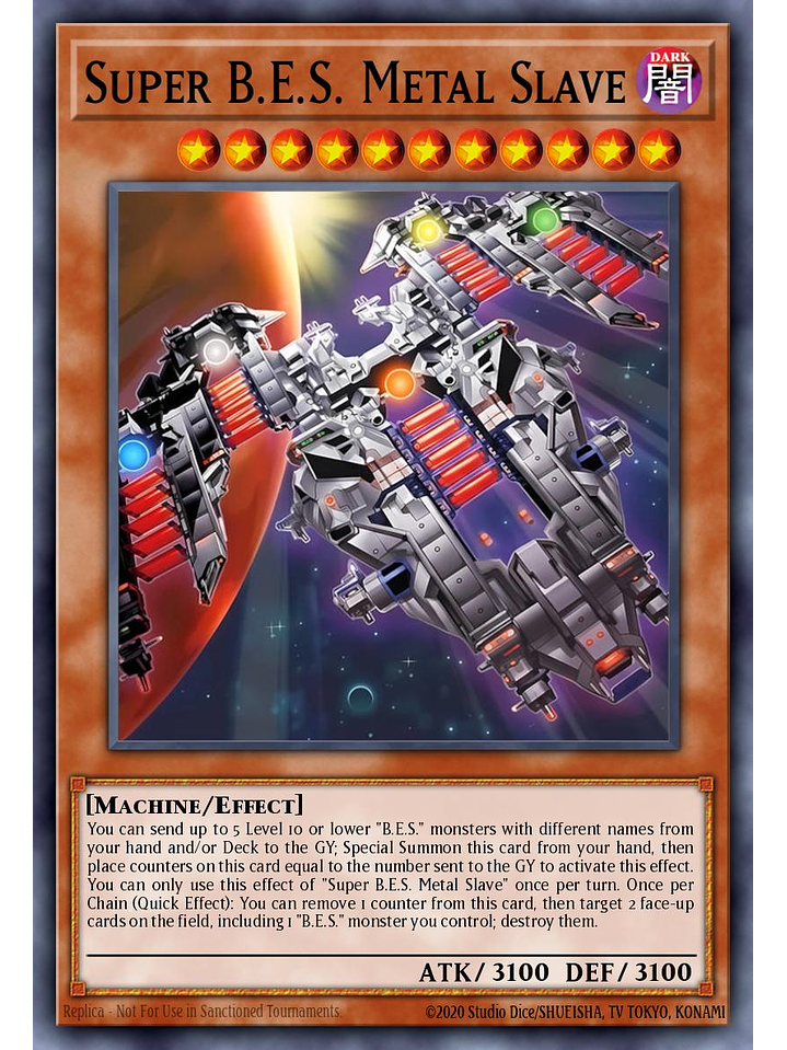 Super B.E.S. Metal Slave - BPRO-EN022 - Super Rare 1st Edition 1