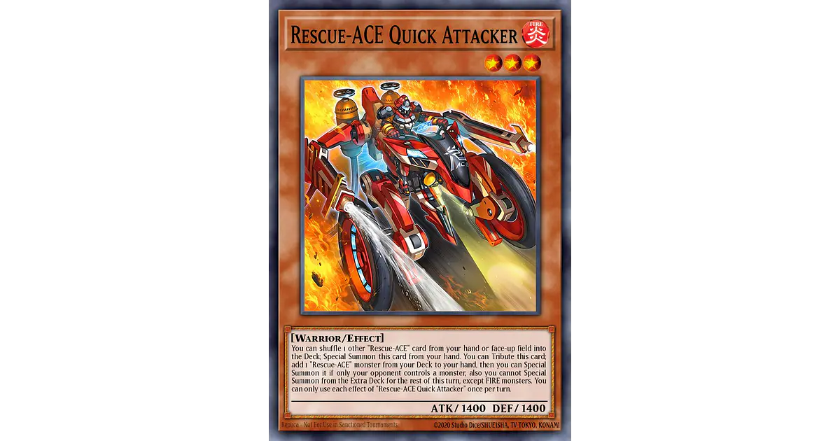 Rescue-ACE Quick Attacker - BPRO-EN023 - Starlight Rare 1...