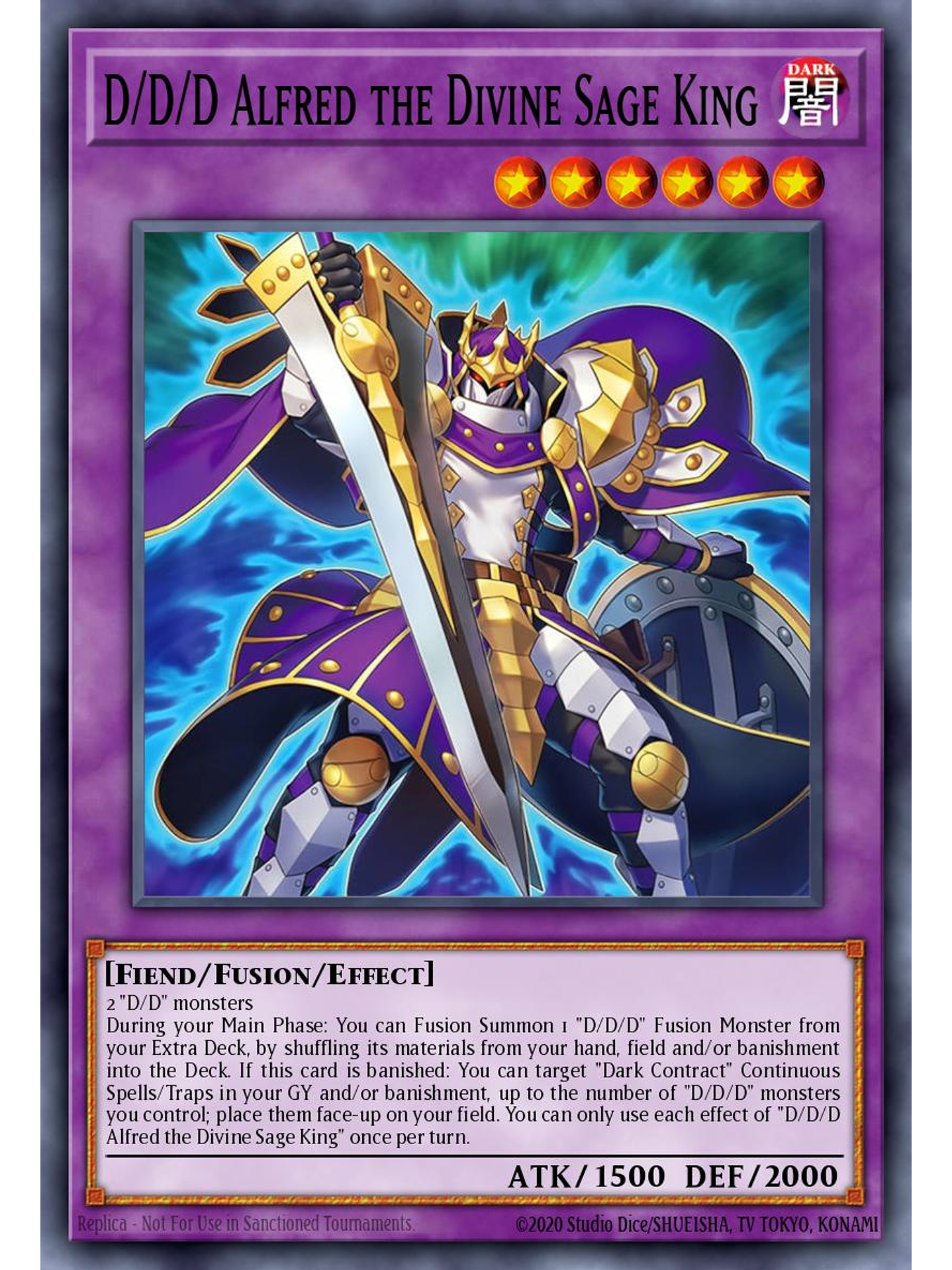 D/D/D Alfred the Divine Sage King - BPRO-EN033 - Common 1st Edition 1