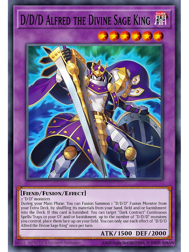 D/D/D Alfred the Divine Sage King - BPRO-EN033 - Common 1st Edition 1
