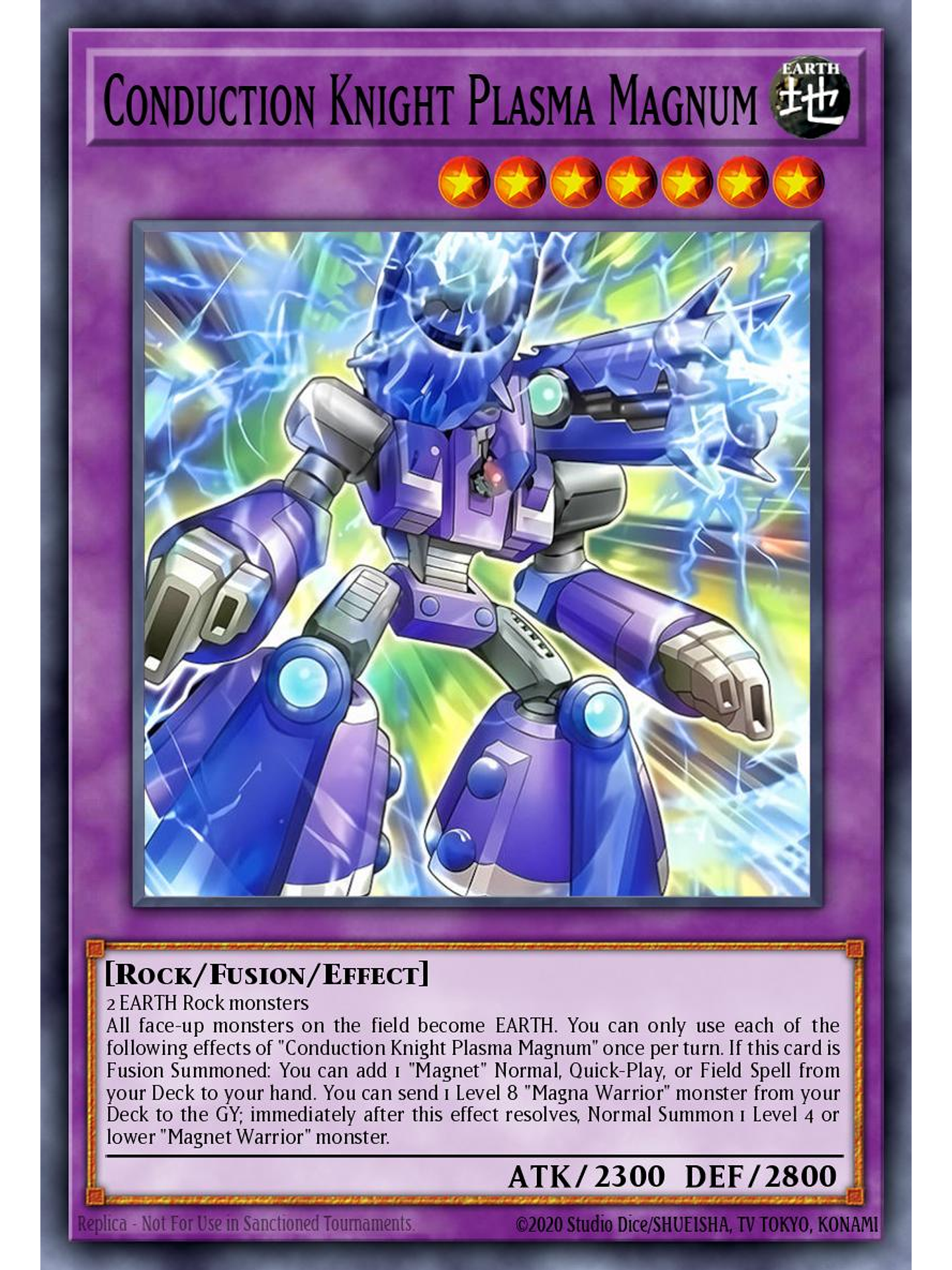 Conduction Knight Plasma Magnum - BPRO-EN034 - Super Rare 1st Edition 1