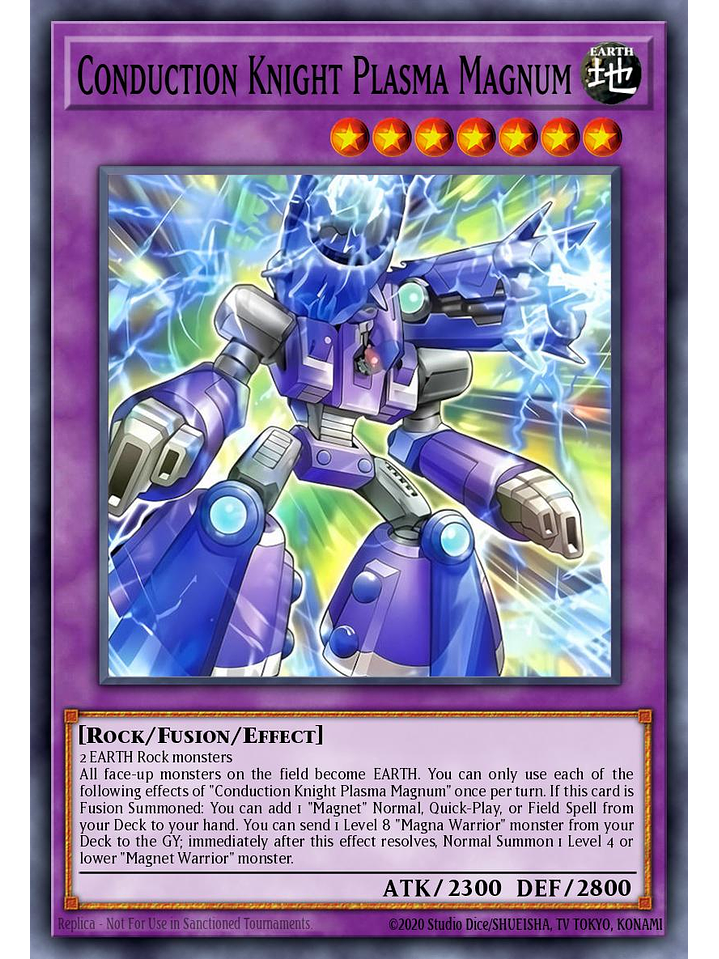Conduction Knight Plasma Magnum - BPRO-EN034 - Super Rare 1st Edition 1