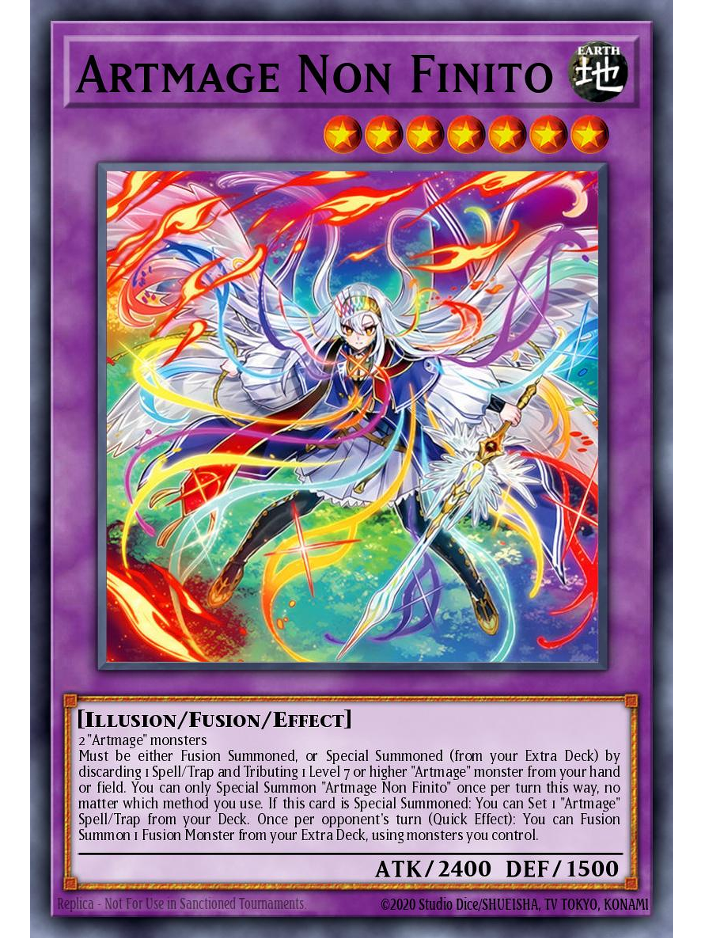 Artmage Non-Finito - BPRO-EN035 - Starlight Rare 1st Edition 1