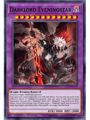 Darklord Eveningstar - BPRO-EN036 - Starlight Rare 1st Edition