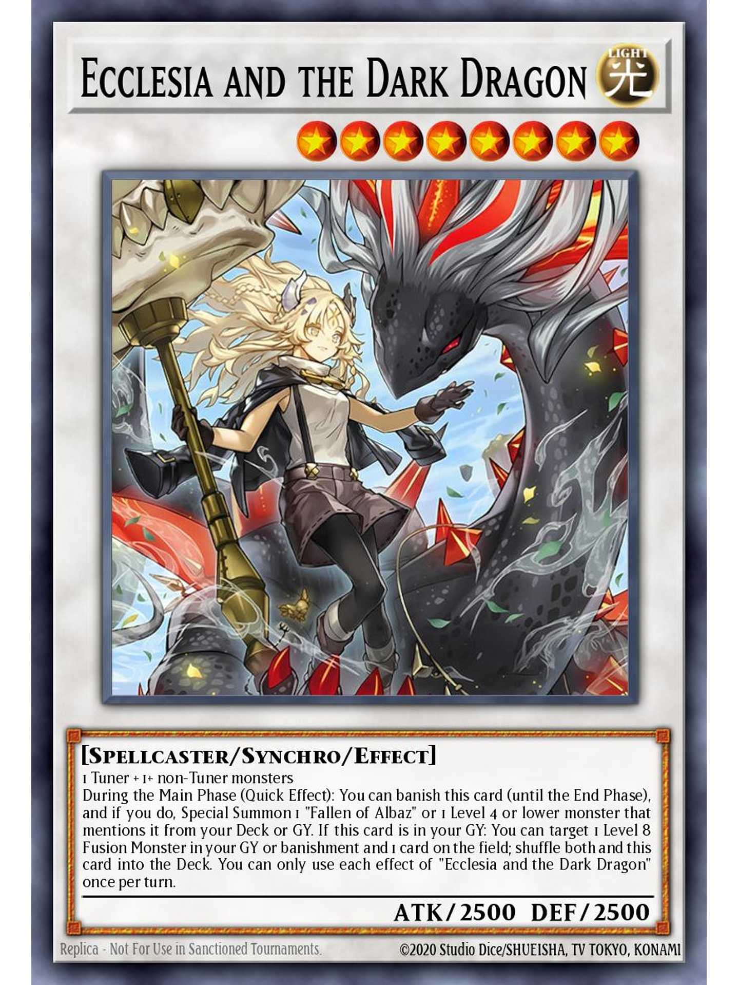 Ecclesia and the Dark Dragon - BPRO-EN041 - Secret Rare 1st Edition 1