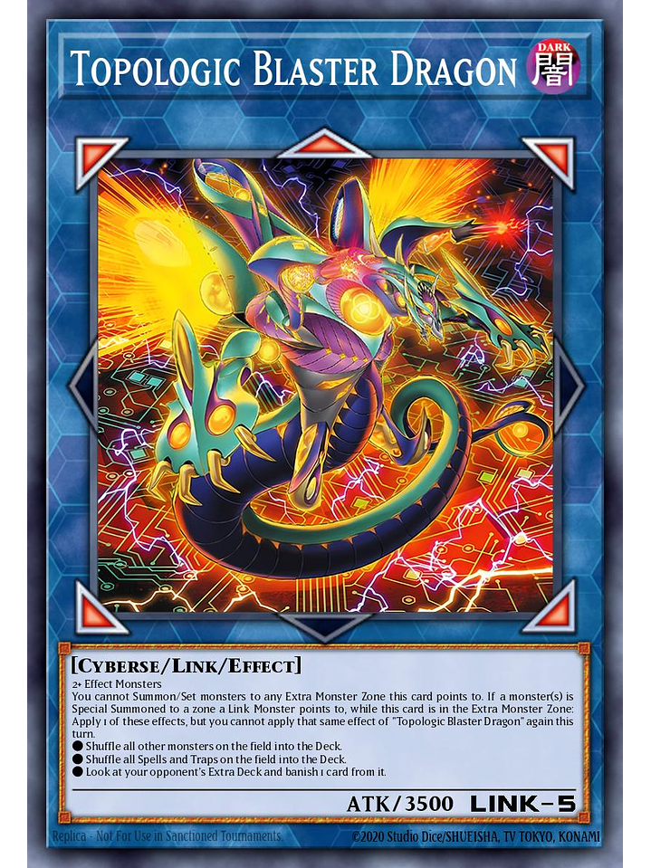 Topologic Blaster Dragon - BPRO-EN046 - Starlight Rare 1st Edition 1