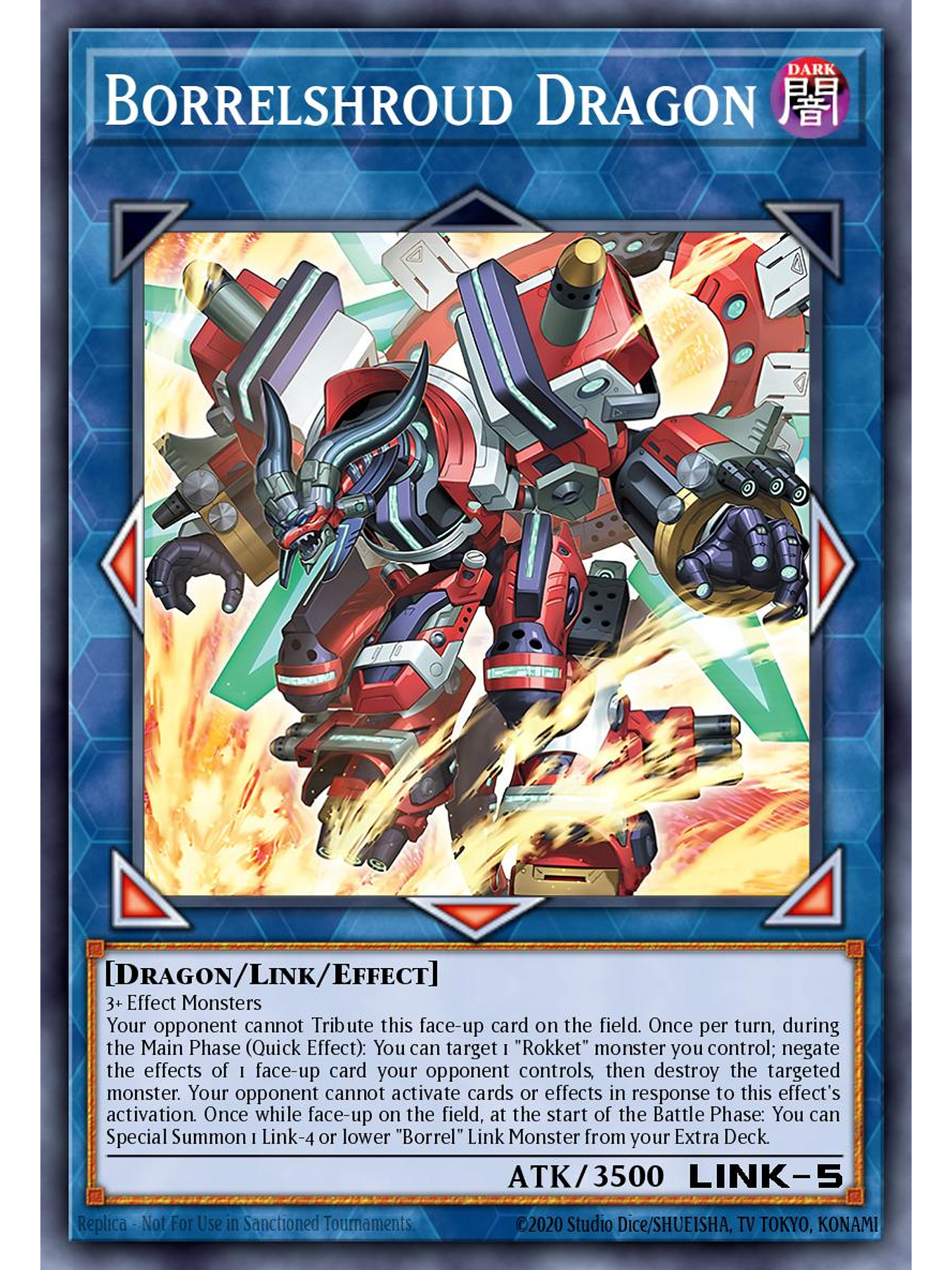 Borrelshroud Dragon - BPRO-EN047 - Ultra Rare 1st Edition 1