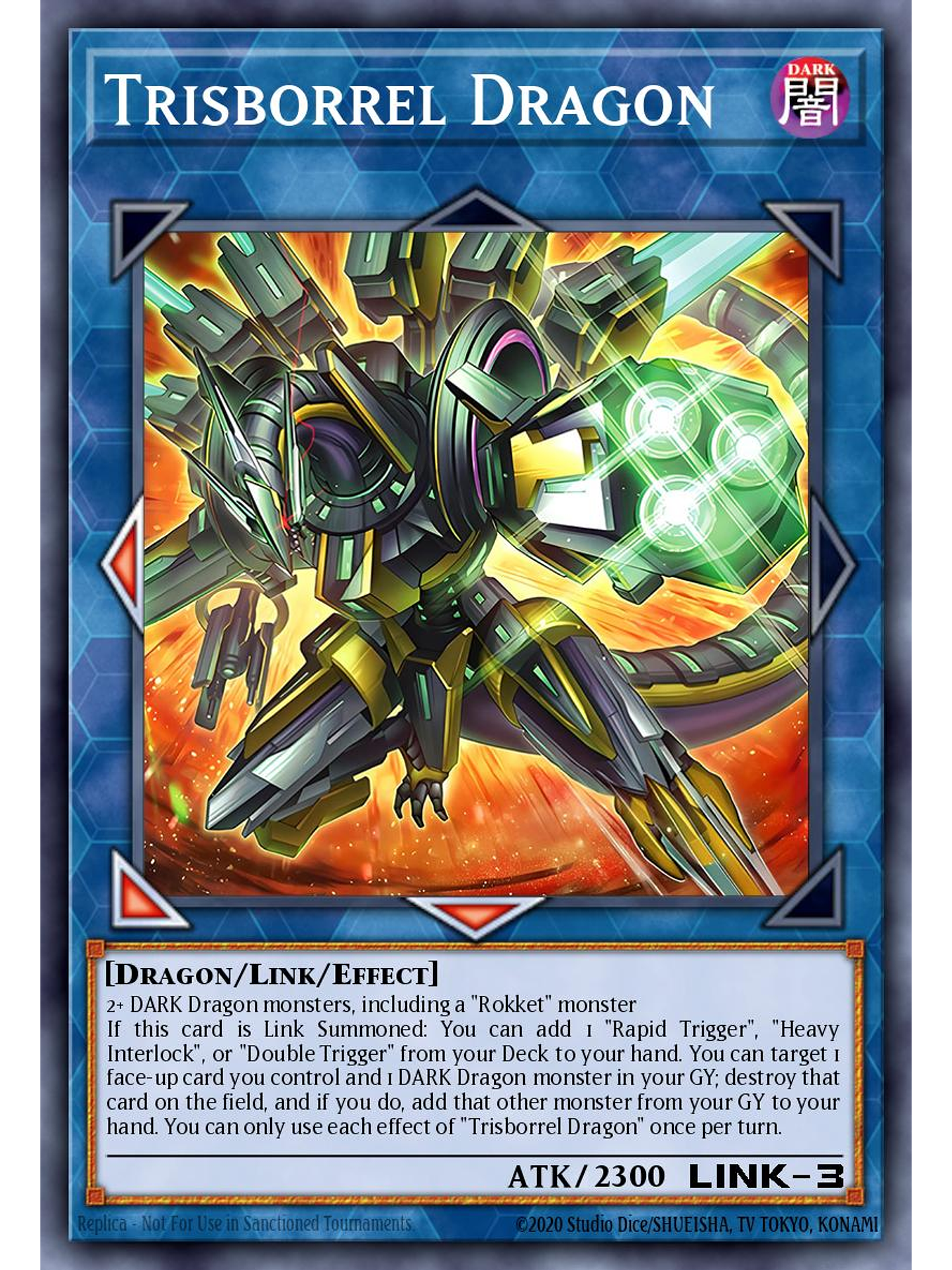 Trisborrel Dragon - BPRO-EN048 - Super Rare 1st Edition 1