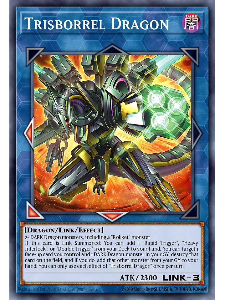 Trisborrel Dragon - BPRO-EN048 - Super Rare 1st Edition 1