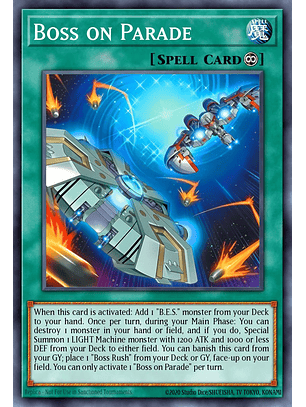 Boss on Parade - BPRO-EN064 - Common 1st Edition