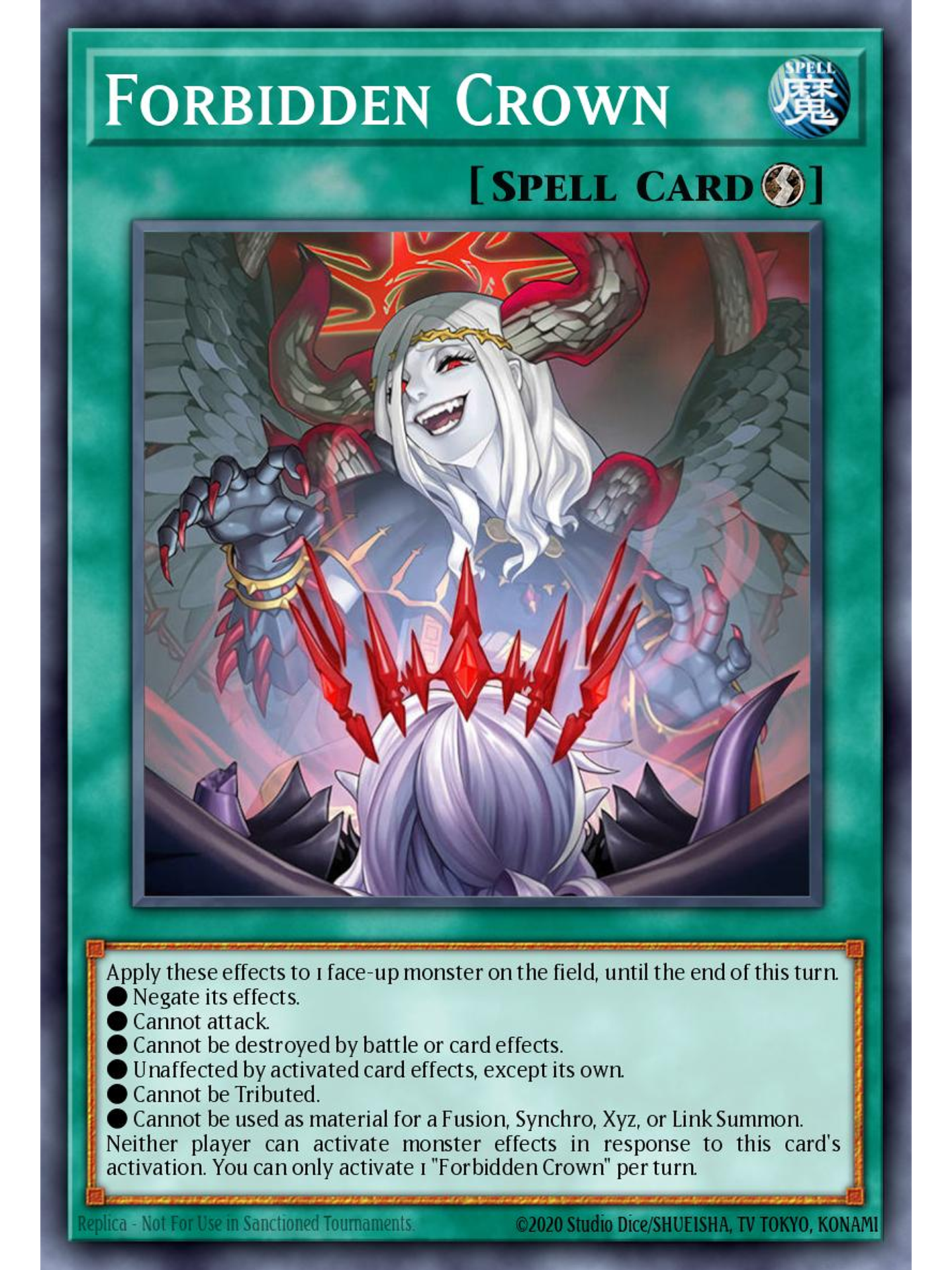 Forbidden Crown - BPRO-EN067 - Secret Rare 1st Edition 1