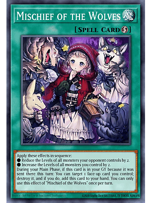 Mischief of the Wolves - BPRO-EN083 - Common 1st Edition