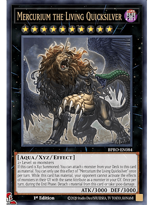 Mercurium the Living Quicksilver - BPRO-EN084 - Ultra Rare 1st Edition