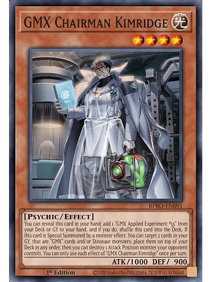 GMX Chairman Kimridge - BPRO-EN091 - Common 1st Edition